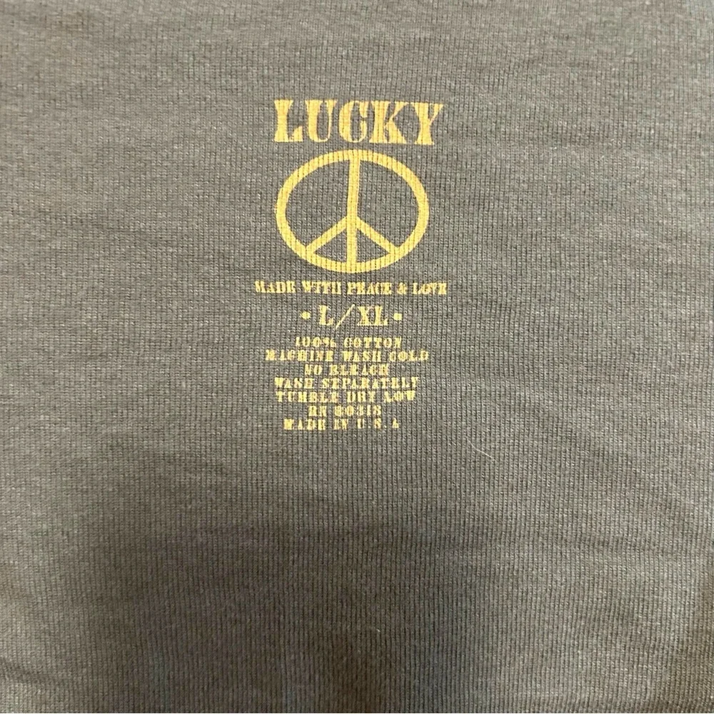 Y2K RARE lucky brand L/XL shrug cardigan arm tattoo dagger PRINT arm sleeve tie - Picture 6 of 14